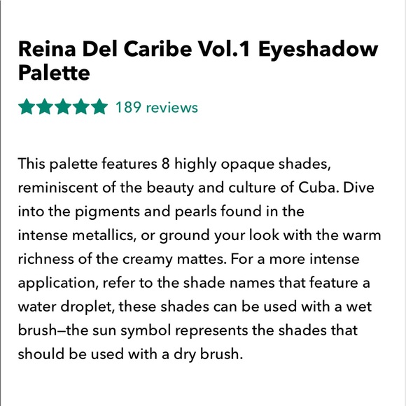 ALAMAR Reina Del Caribe Eyeshadow Palette 🌺 - Picture 6 of 7